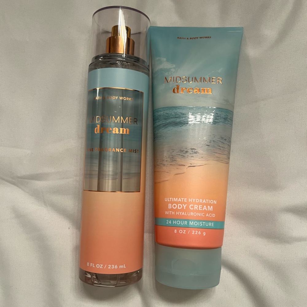 Bath and body midsummer dream set